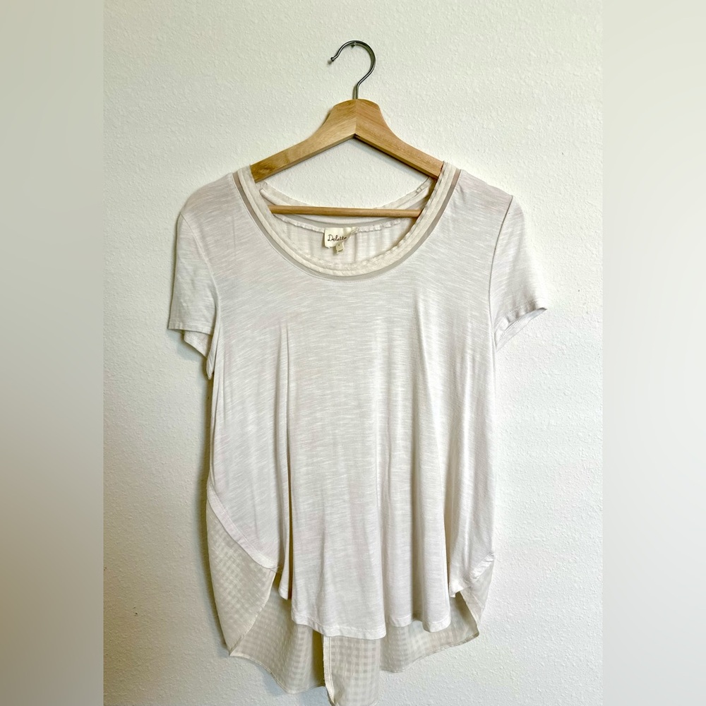 Anthropologie, Deletta: Ivory Blouse